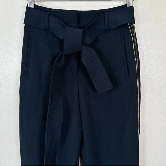 Aritzia Wilfred Womens Size 4 Jallade Cropped High Waisted Crepe Pant - Picture 4 of 16